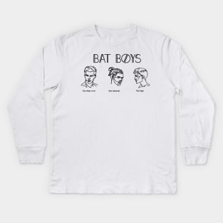 ACOTAR Bat Boys Minimalist Kids Long Sleeve T-Shirt